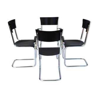 Set of 4 Mart Stam chairs