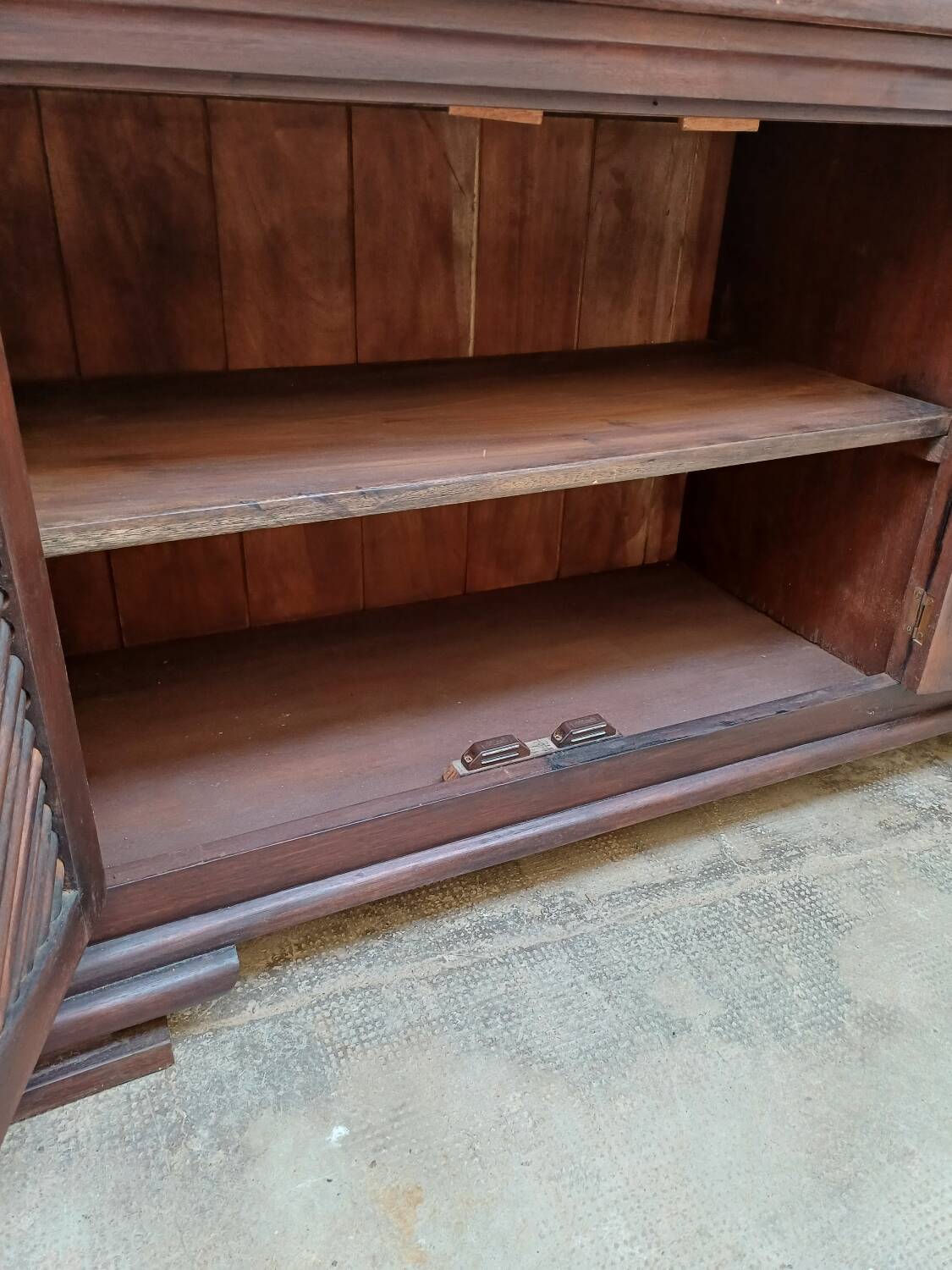 African living room furniture, handcrafted in Ivory Coast, made of solid wood