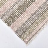 212x145 pink green wool kilim rugs, organic wool kilim rugs, scandinavian k