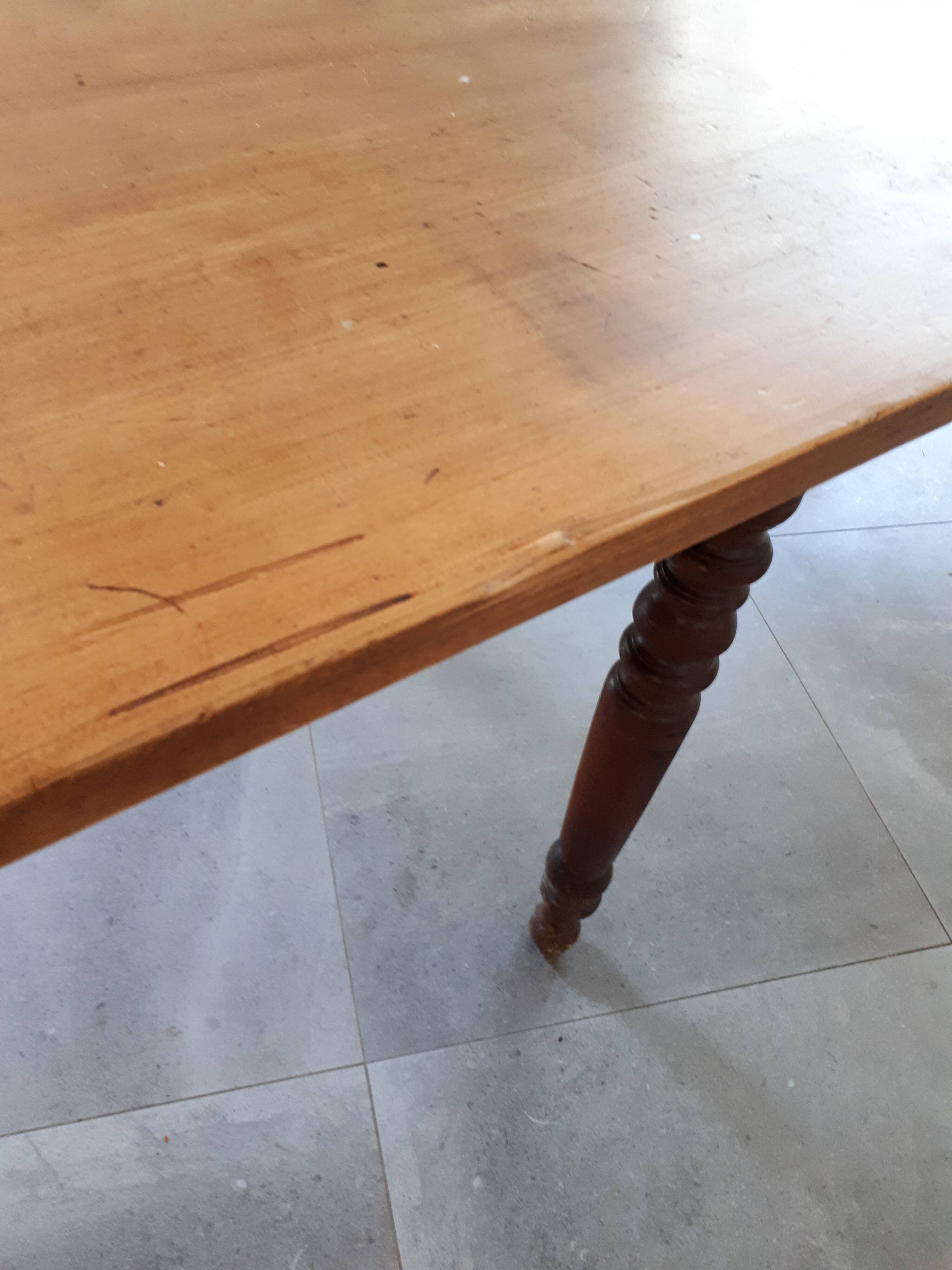 Farm table walnut oval tray