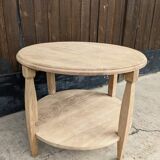 Raw round coffee table