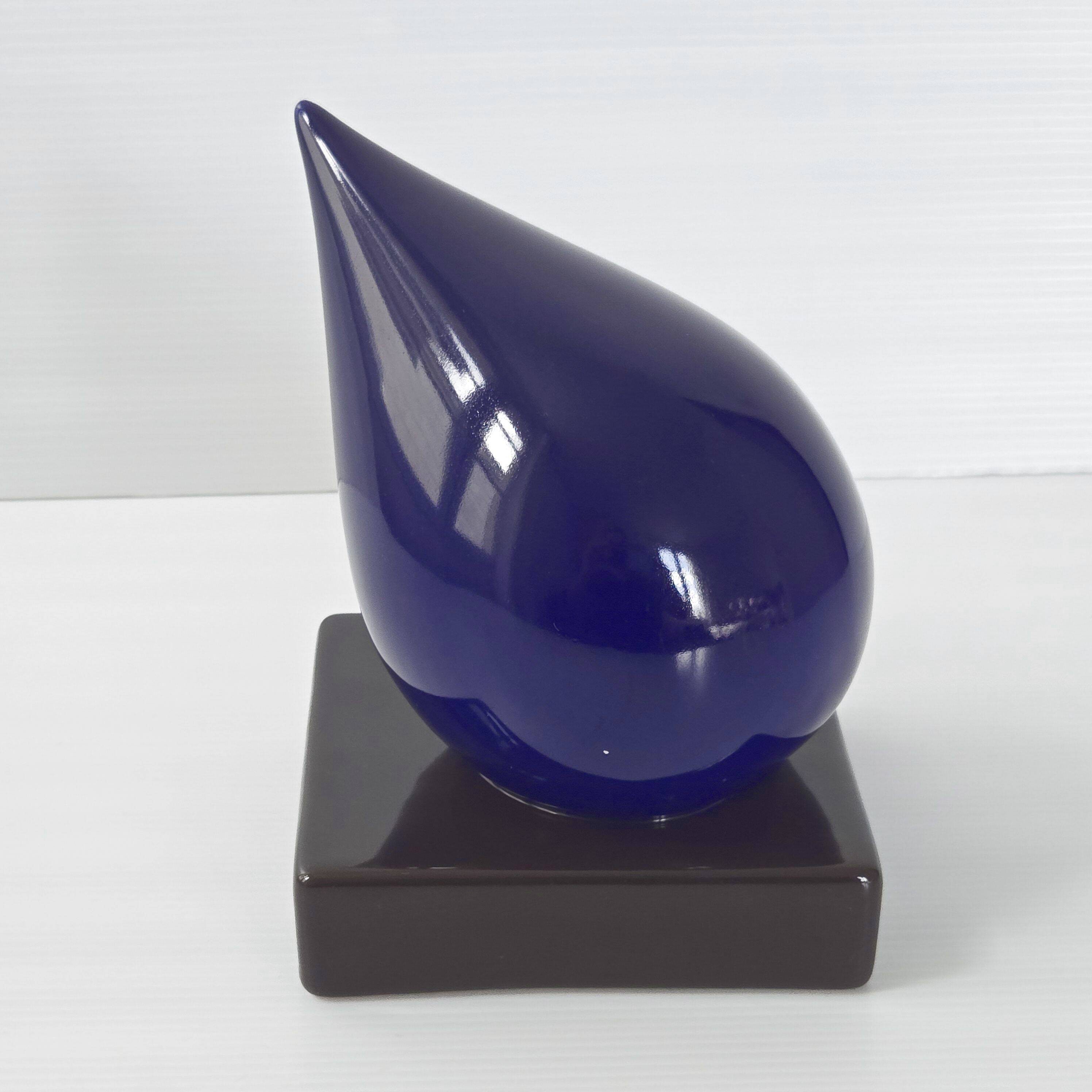 Vintage 1960s water drop ceramic sculpture