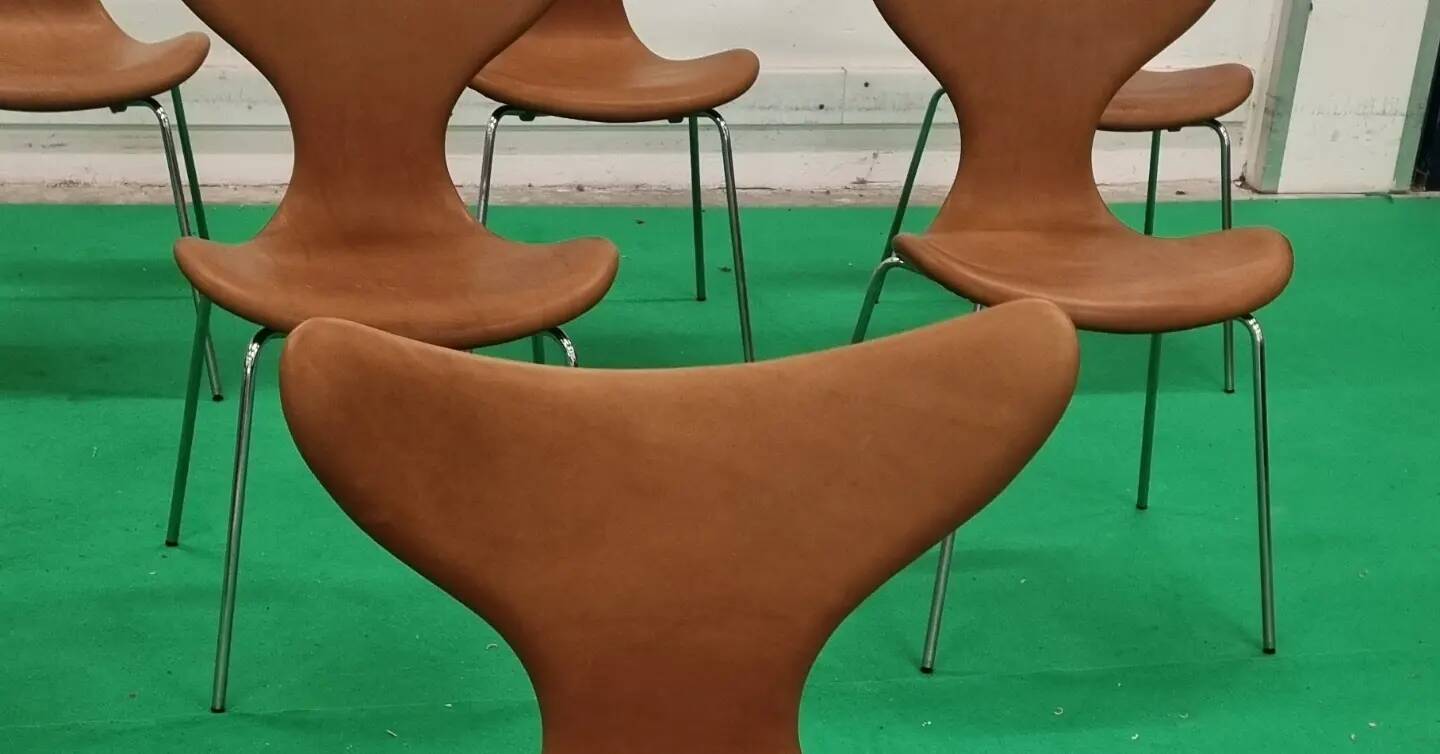 Set 8 Arne Jacobsen Mouette Fritz Hansen '70