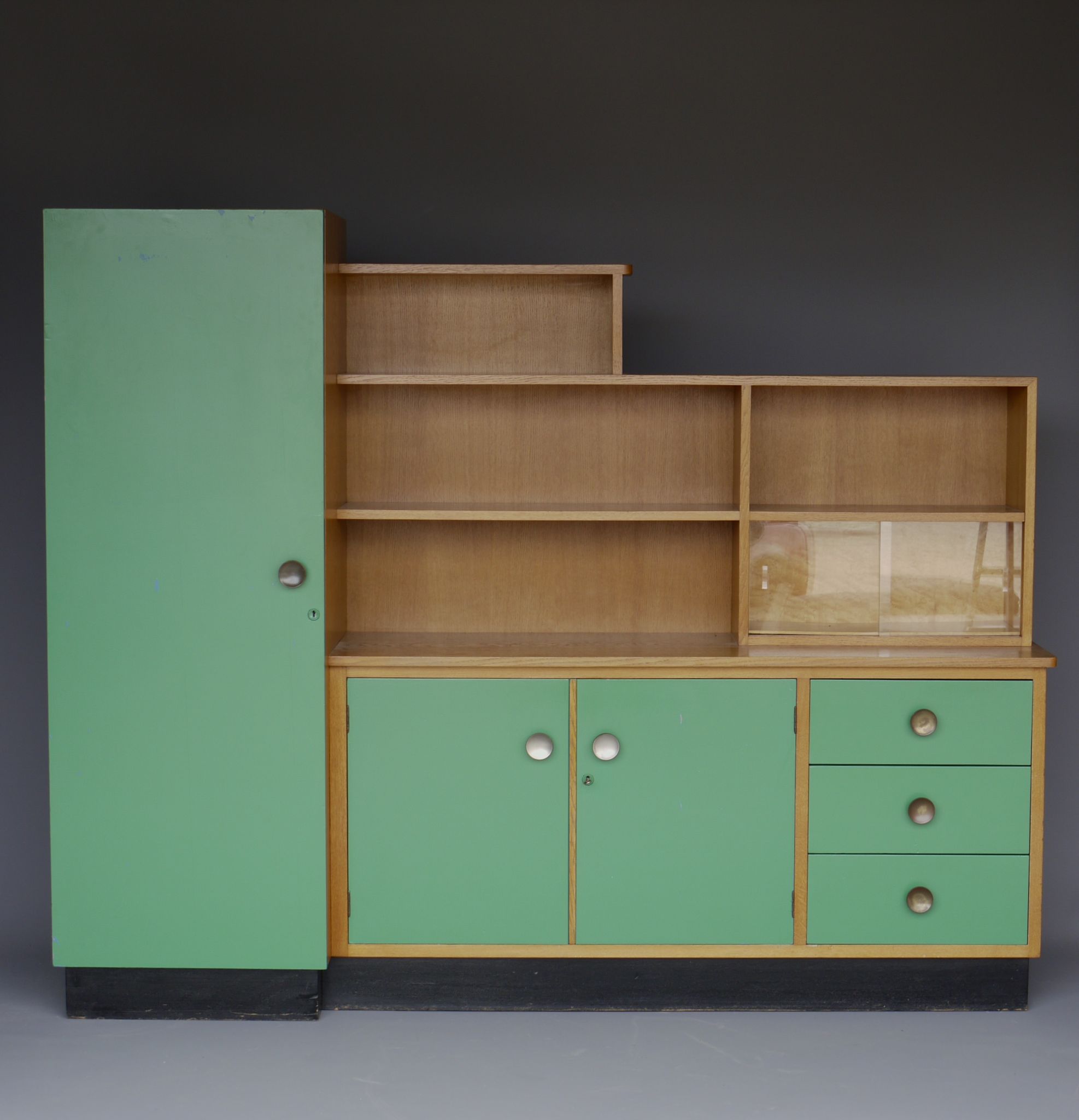 Multifunctional dutch modernist storage unit 1930s