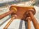Tabouret rustique en bois massif
