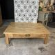 Table basse de ferme bois massif Augusta