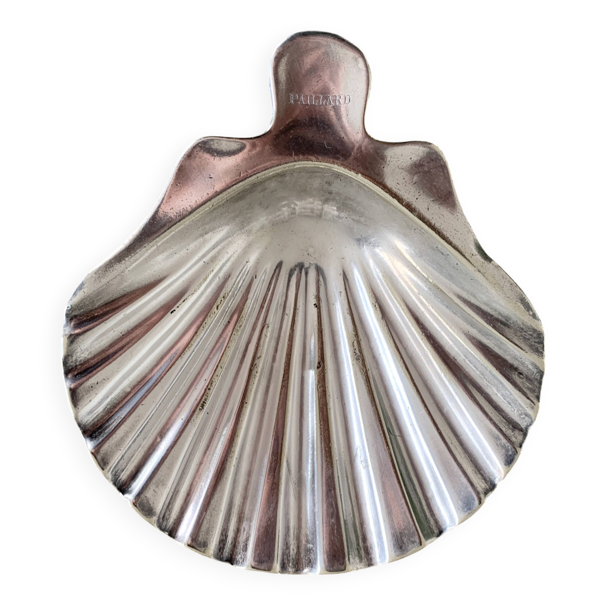 Silver-plated metal shell Christofle