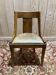 Leather gondola chair
