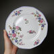 7 dessert plates Bernardaud Limoges porcelain with floral decoration from the 1920s to 1950s.
