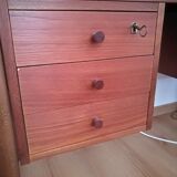 Vintage Scandinavian teak desk 60