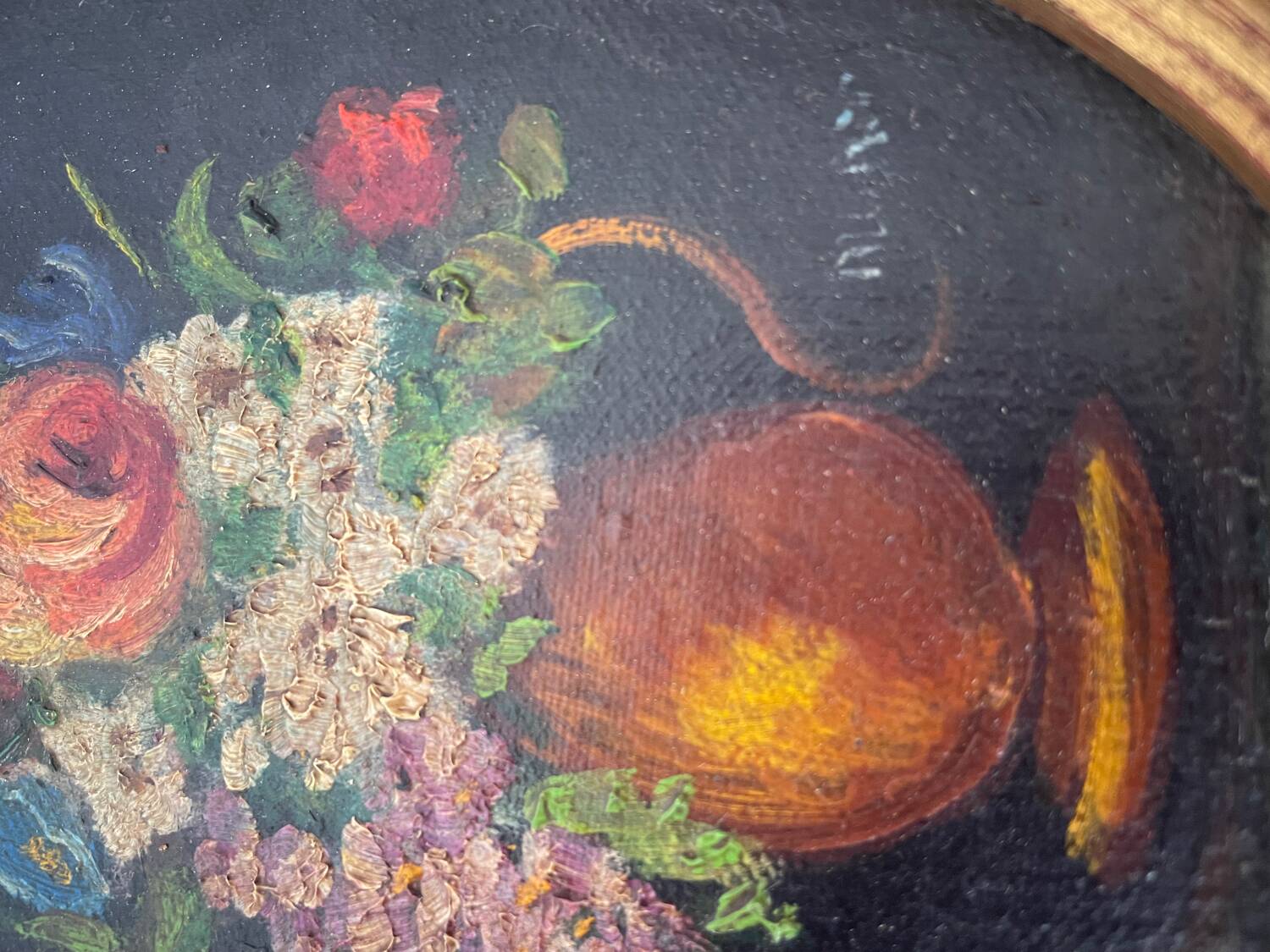 Duo of paintings "bouquet of flowers"