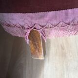 Powdered pink velvet toad chair