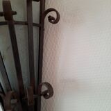 80s wrought iron wall light