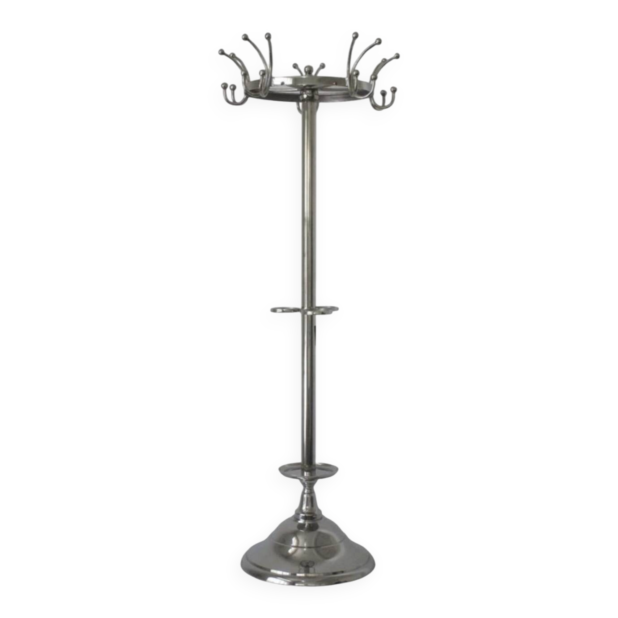 Casa Padrino baroque coat rack silver H. 180 cm