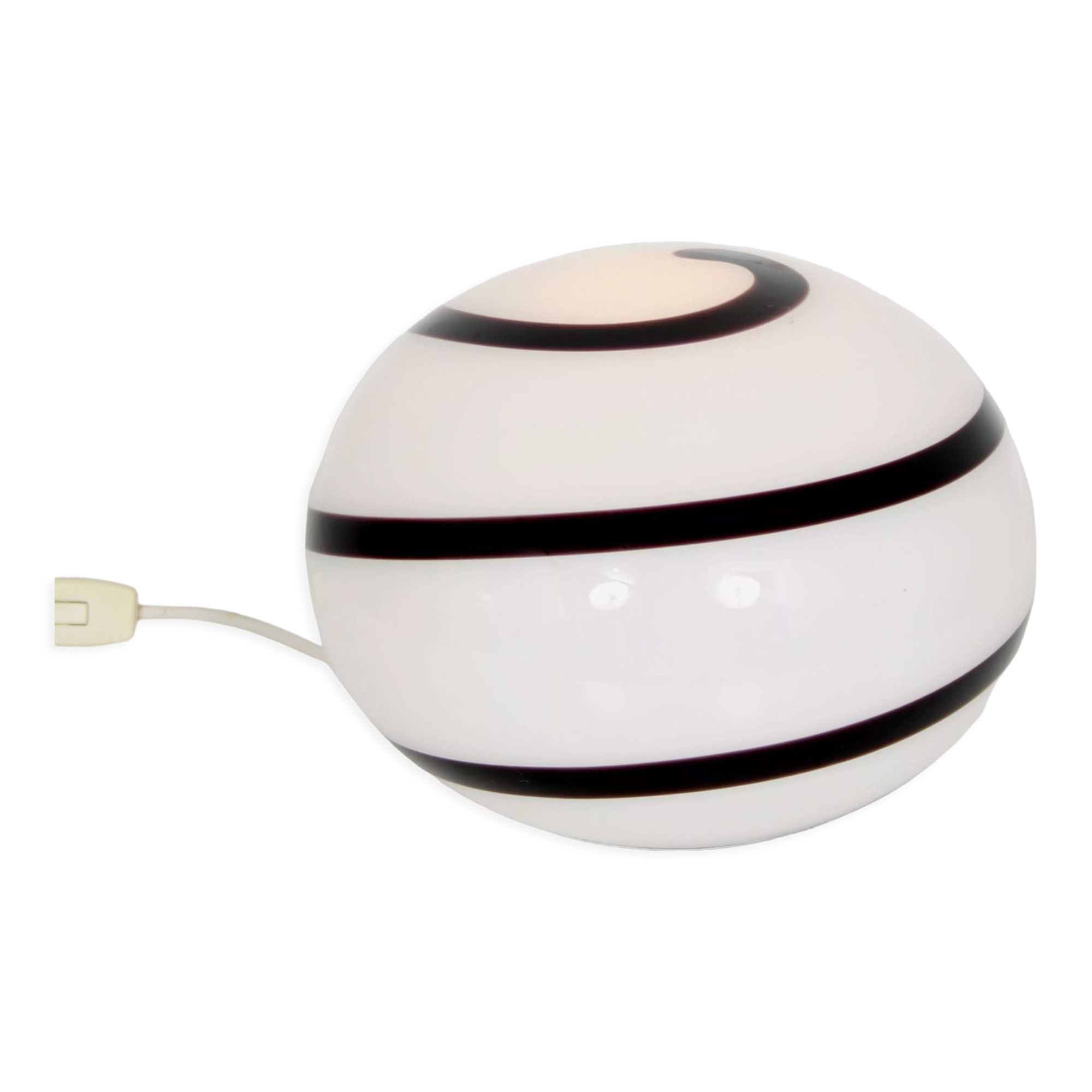 1990s Murano glass table lamp by Ilu Di Vetro, Italy