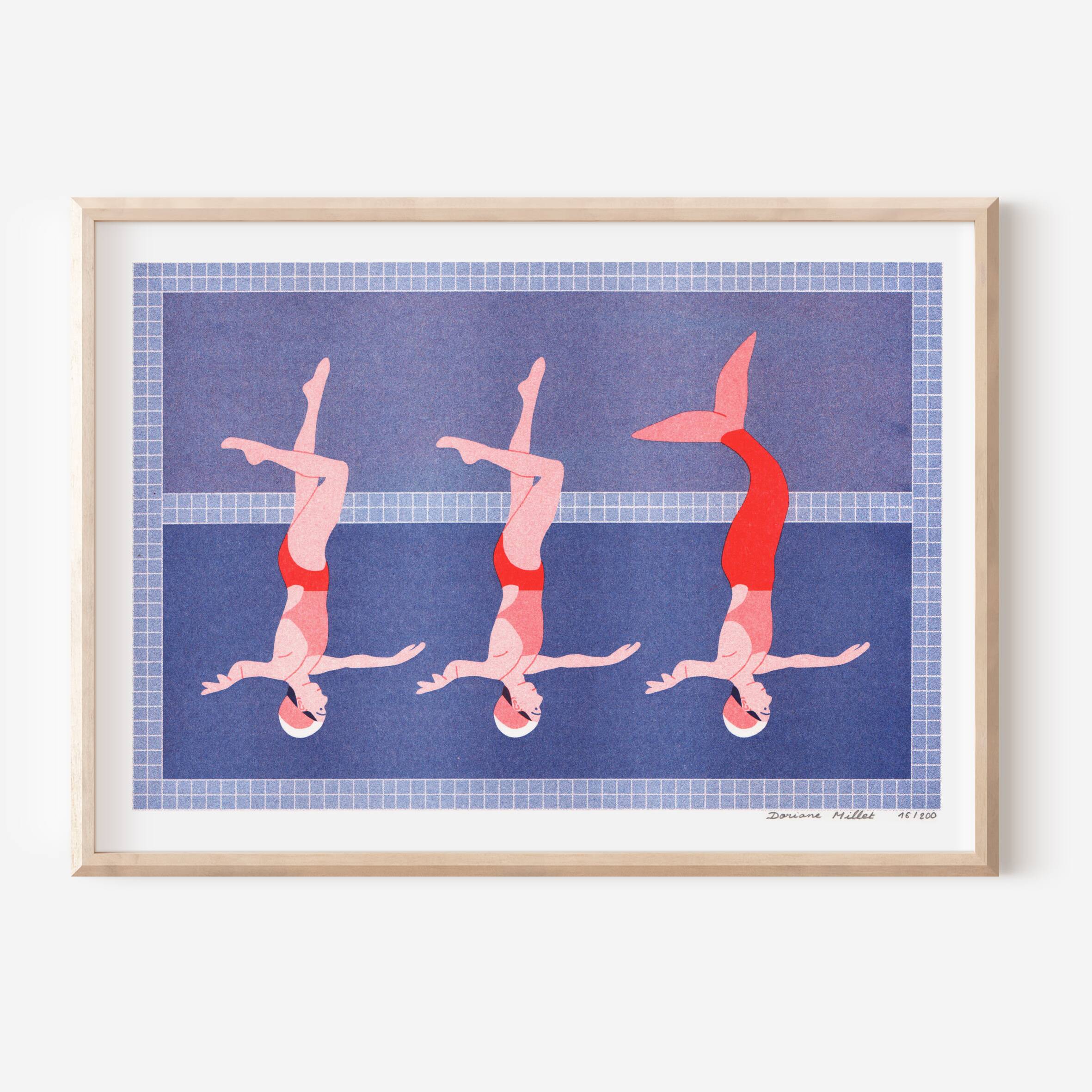 The Ballet, A4 risograph, signed limited edition