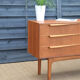 McIntosh teak sideboard - wave handles - 200 cm