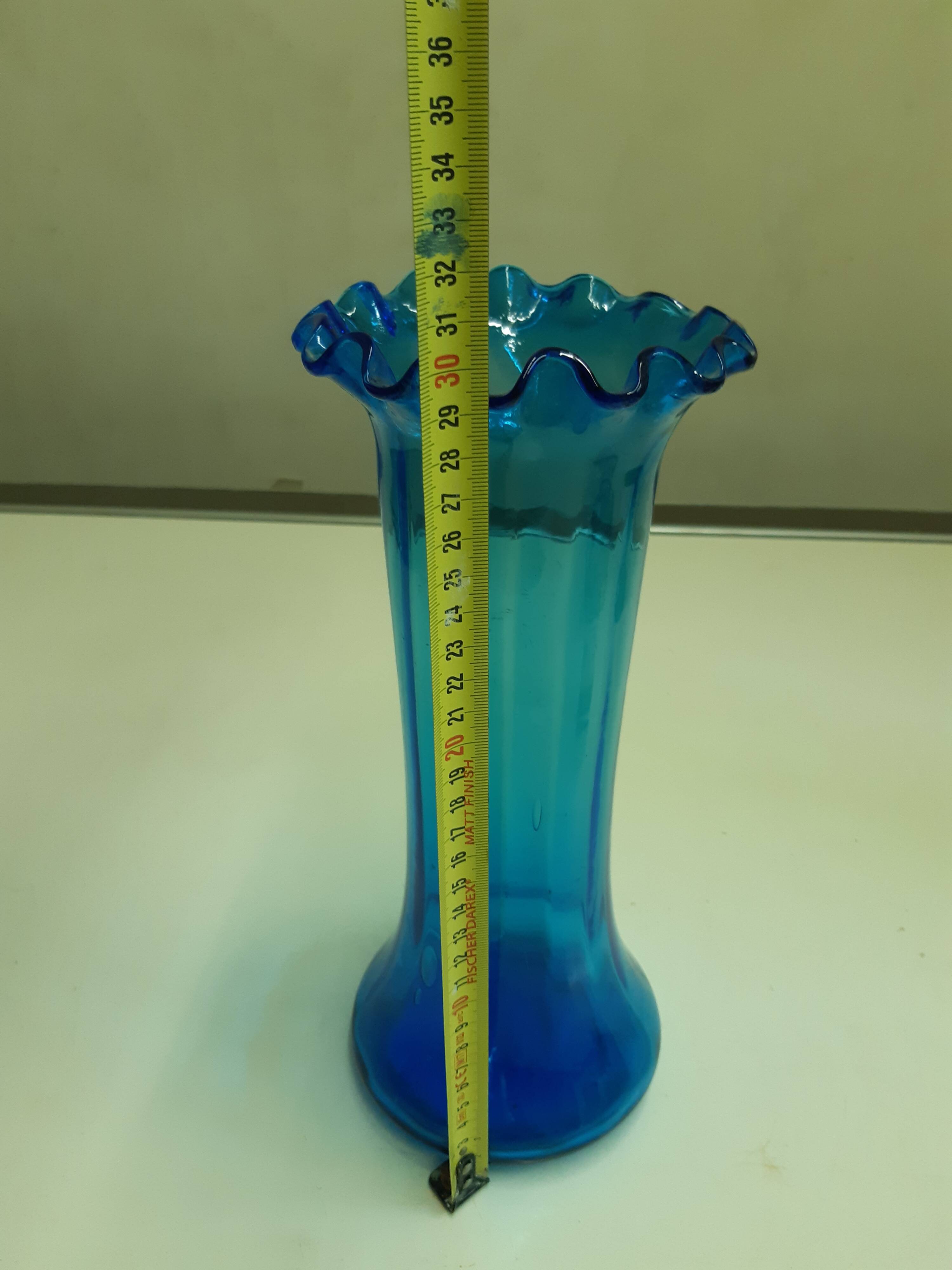 Vintage blown glass vase