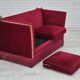 1970s, Danish 2 seater sofa, original condition, furniture velour, ash wood.