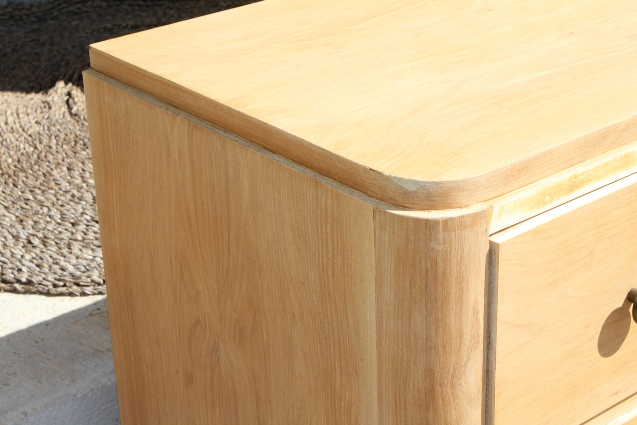 Commode vintage pieds compas