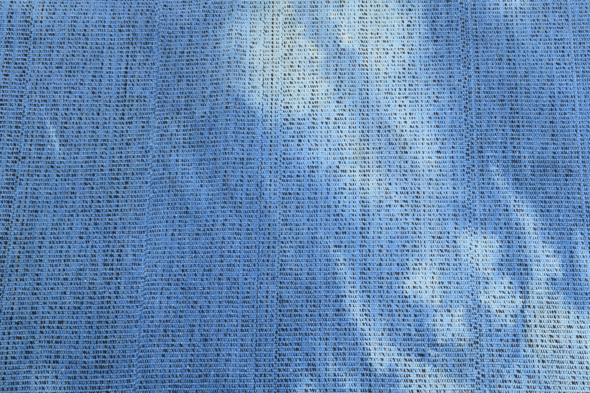 Blue oversize turkish rug 357x270cm