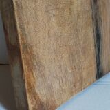 Cutting board in old solid wood