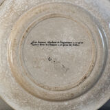 Plate talking rébus, 19th century