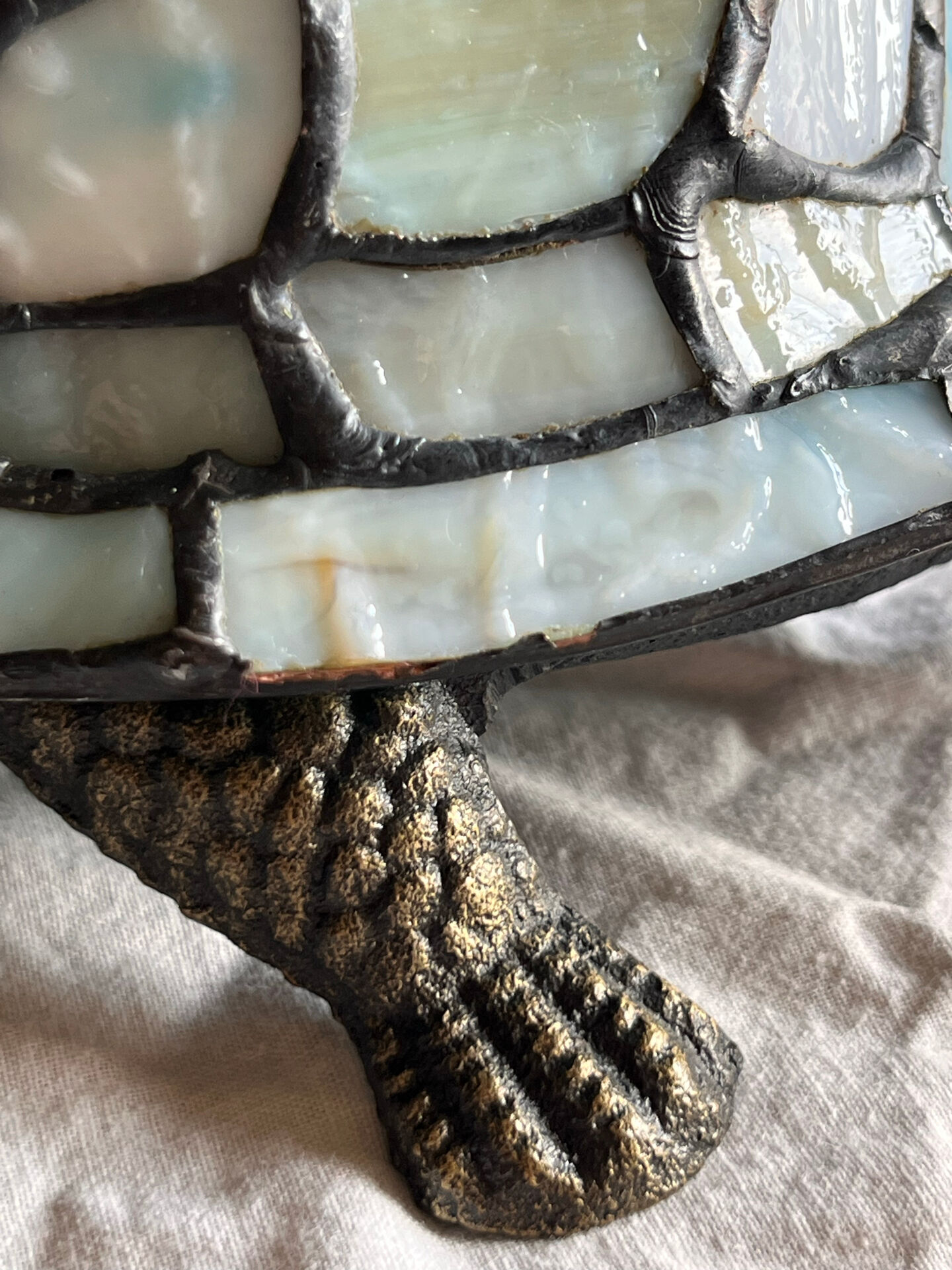 vintage turtle lamp in Tiffany style