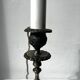 Pair of antique candlestick lamp bases