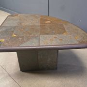 Vintage triangular Kingma style coffee table, 1970s