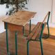 Two-seater school desk