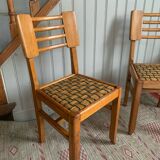 Paire de chaises style Pierre Cruege