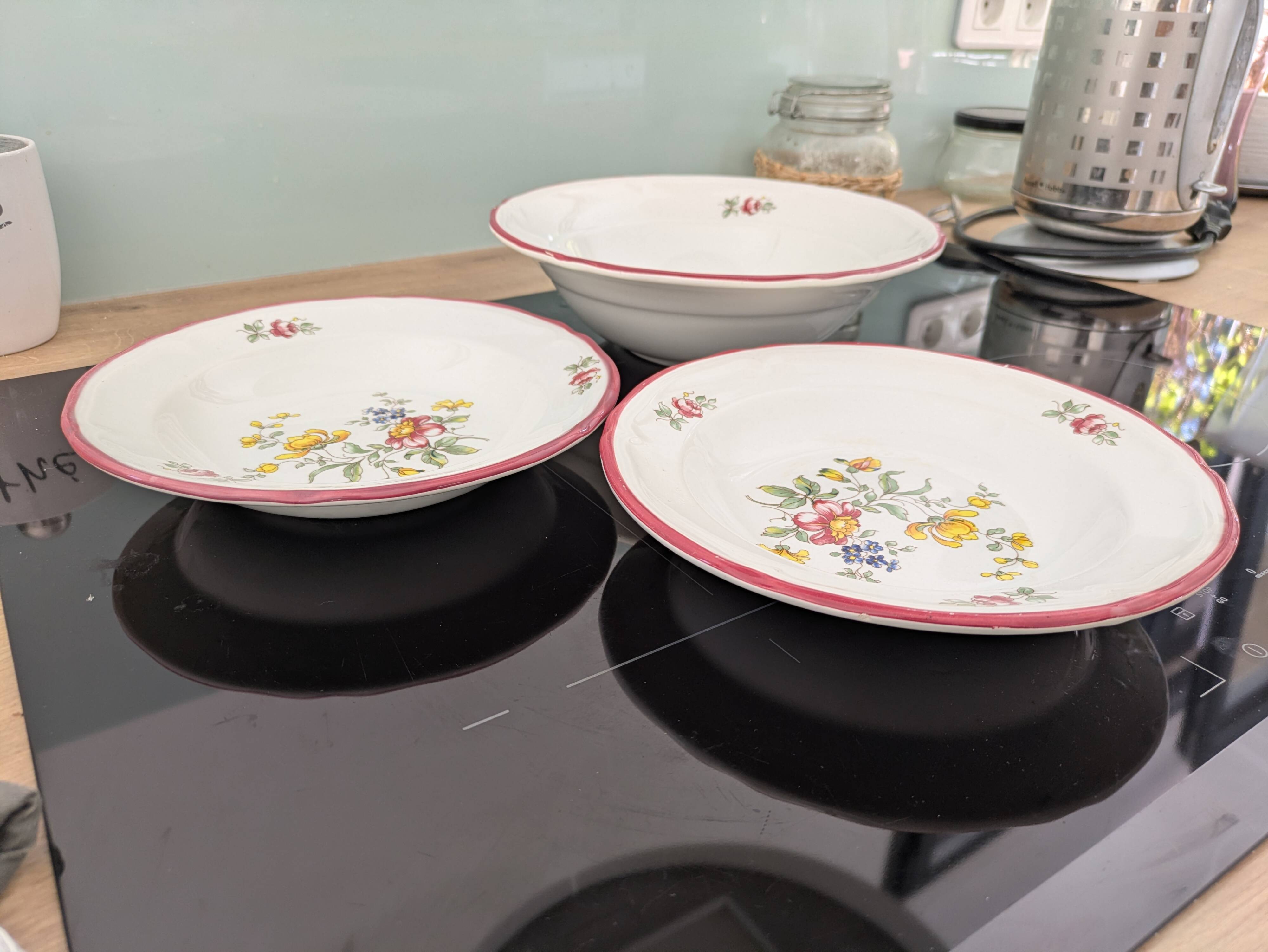 Vaisselle vintage Ceramica Quadrifoglio