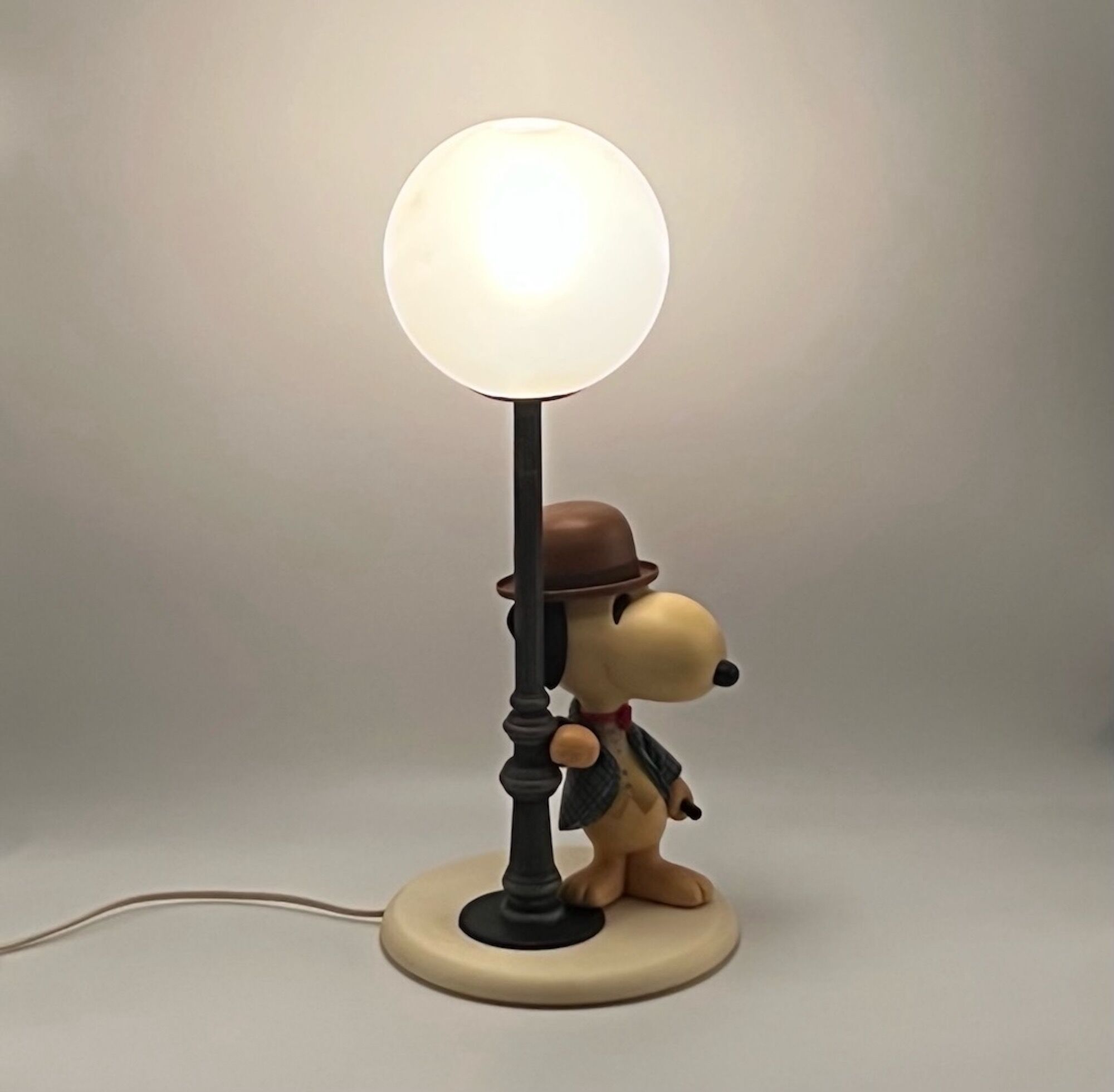 Snoopy dog bedside lamp by Nuova Linea Zero, 80s