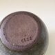 Vintage stoneware ceramic round ball vase