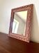 Classic rectangular mirror in carved wood