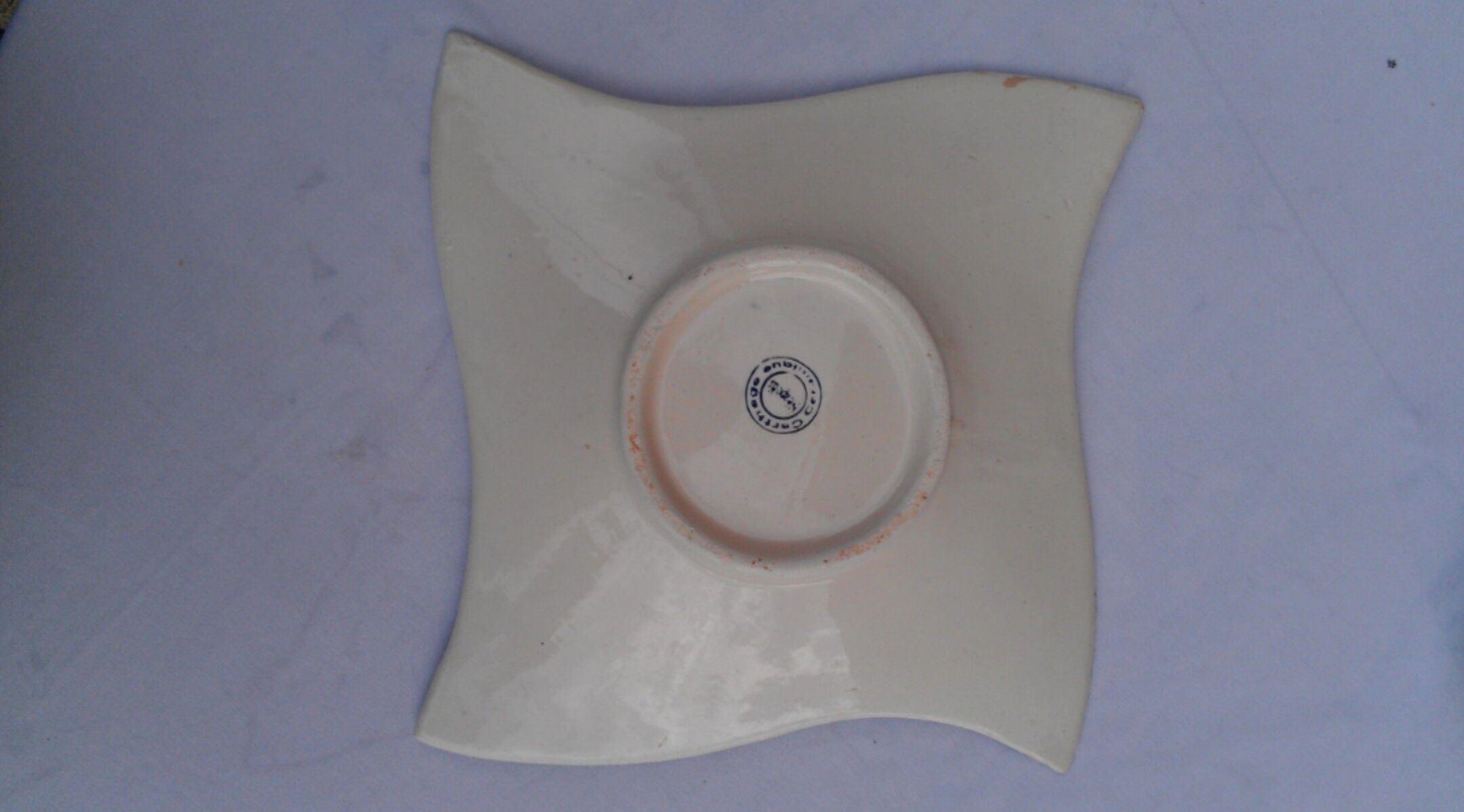 Handmade ceramic dish