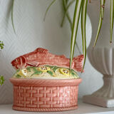 Terrine dish in slip