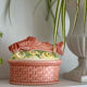 Terrine dish in slip