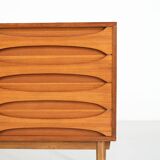 Medium sized wooden sideboard 1960's