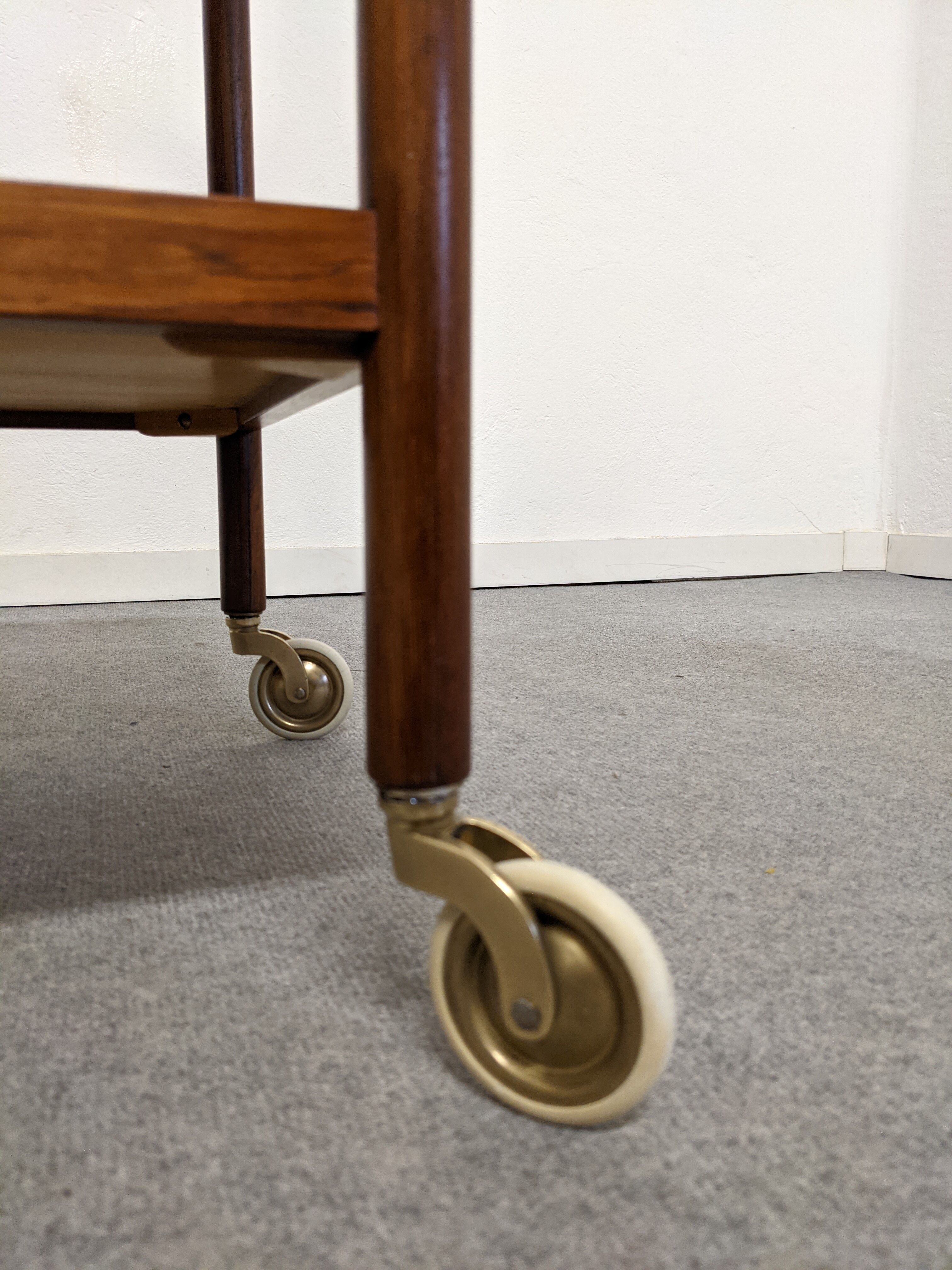 Danish wheeled dessert table by ludvig pontoppidan