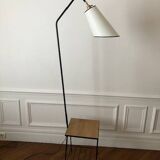 Tablet floor lamp and magazine holder 1960