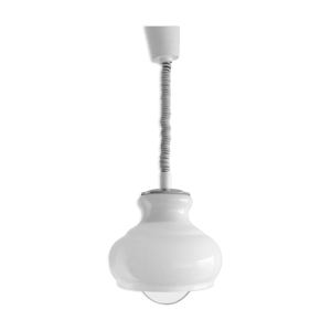 Suspension blanc et chrome
