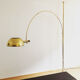 Mid-Century Modern brass BOCA arc lamp by Florian Schulz