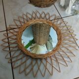 Miroir soleil osier