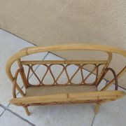 Rattan magazine holder