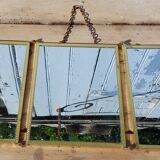 Art deco triptych mirror