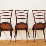 Mahogany chairs, 1950s, set of 3