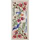 Hand-knotted rug, vintage Turkish rug 44x96 cm