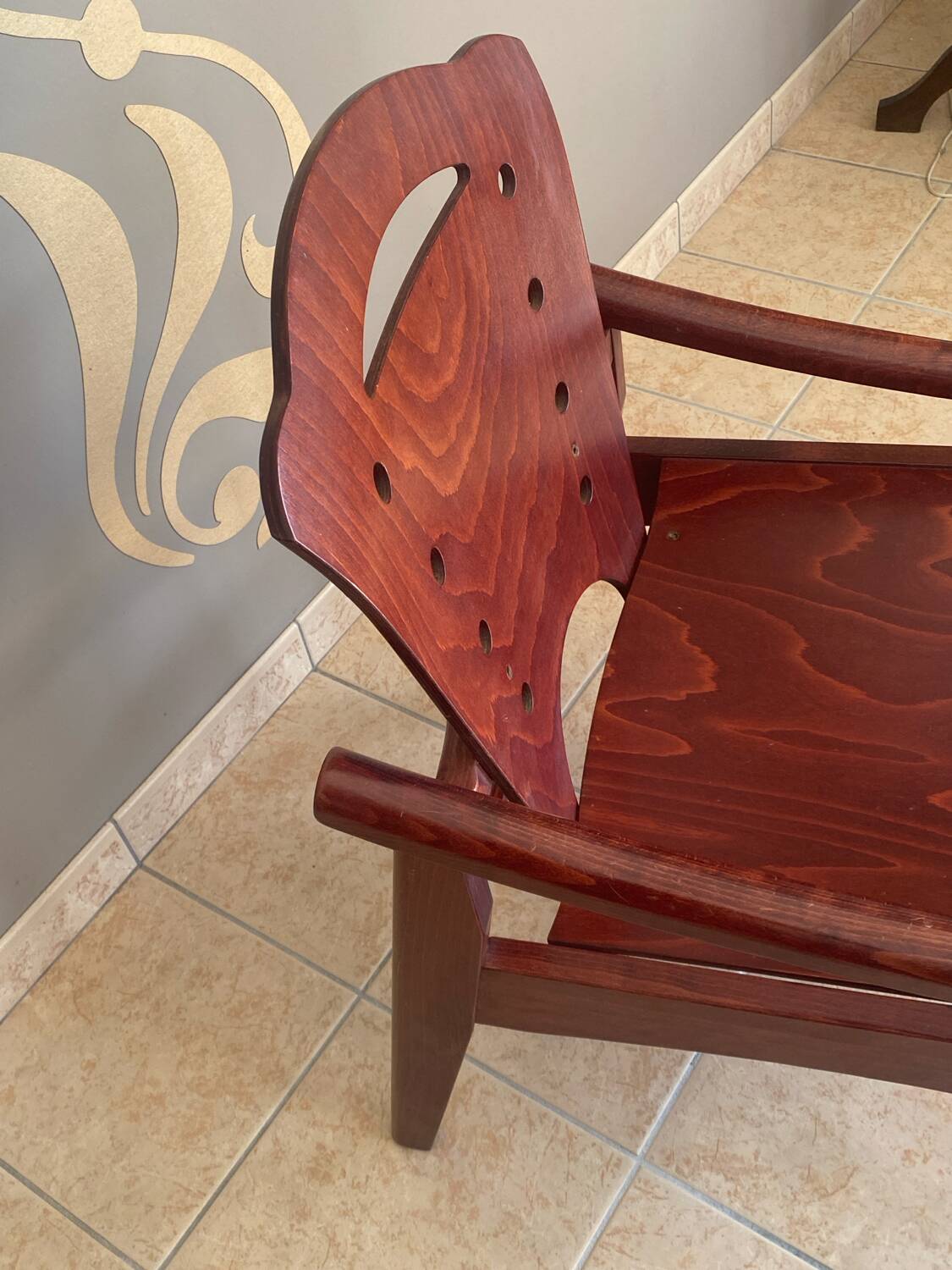 Scandinavian-style armchair